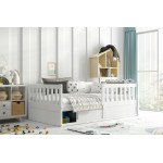 Detská posteľ Smart 160 x 80 cm - biela Detská posteľ Smart 160 x 80 cm - biela